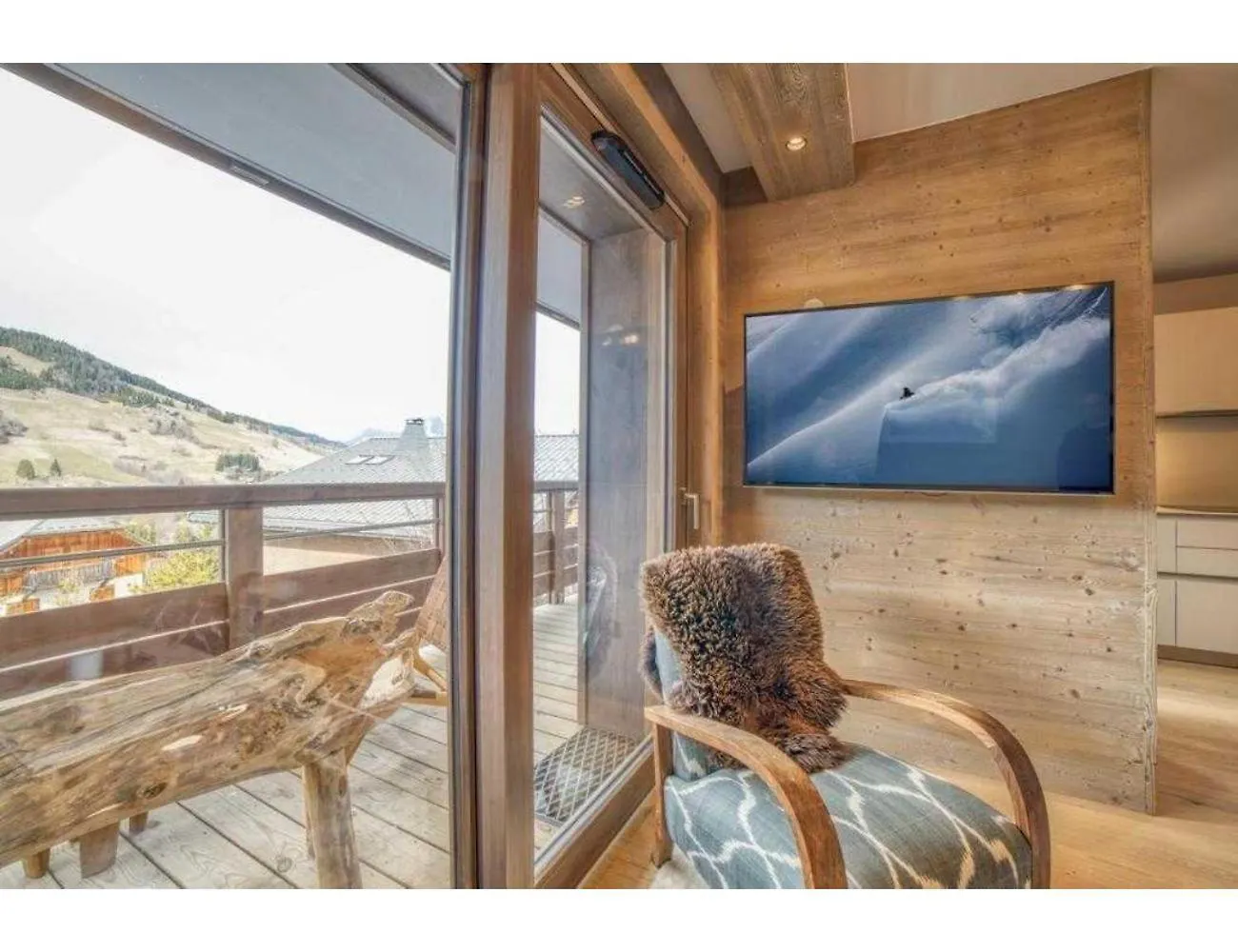 Luxurious 4-Room With Pool, Gym, Spa And Parking Megeve Apartment