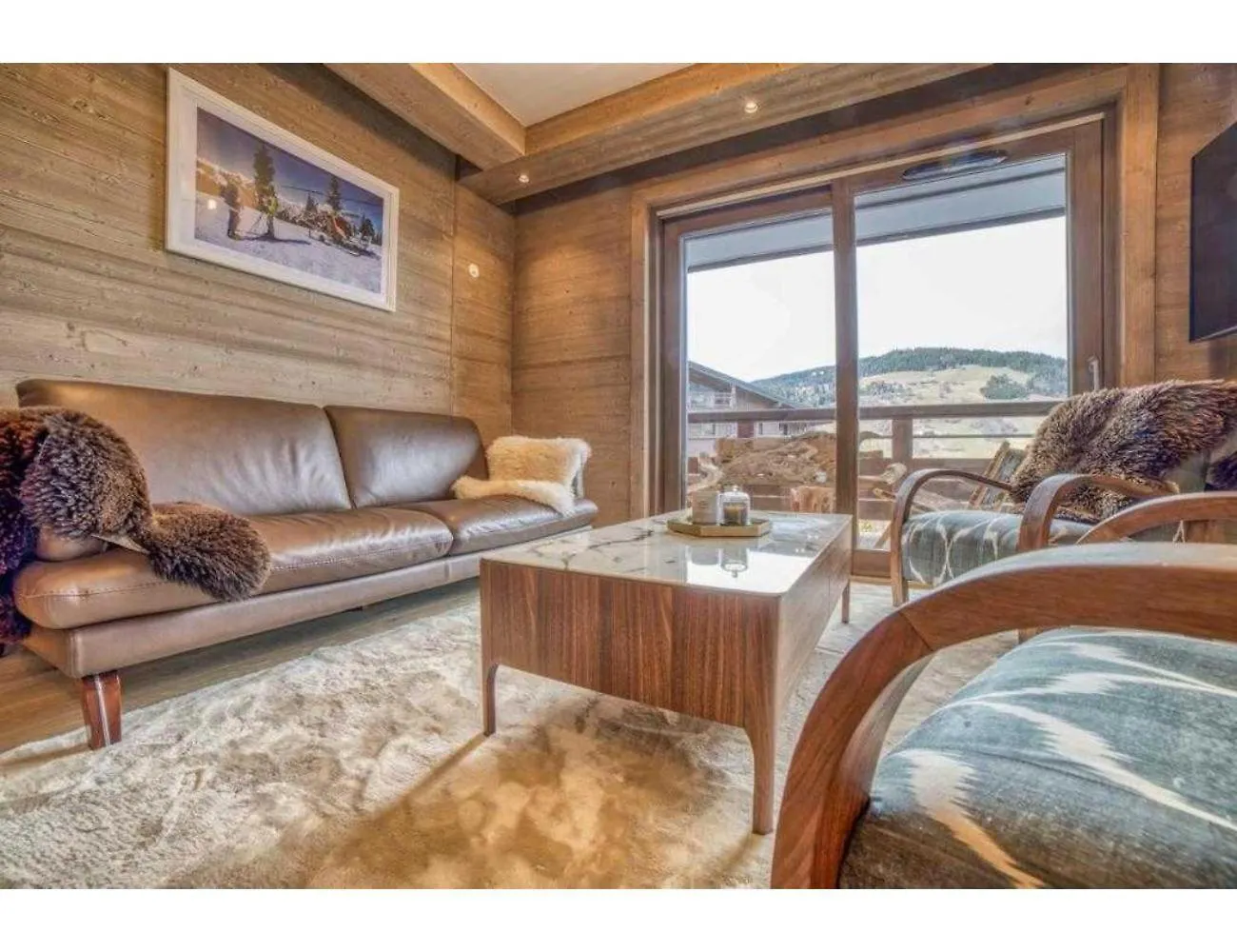 Luxurious 4-Room With Pool, Gym, Spa And Parking Megeve