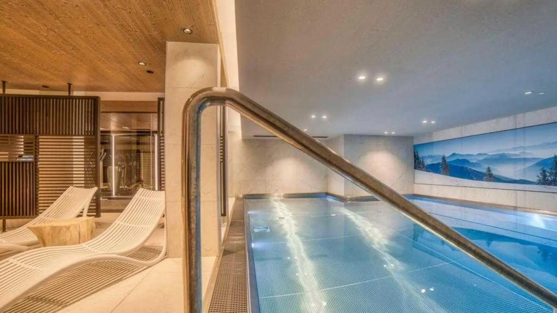 Luxurious 4-Room With Pool, Gym, Spa And Parking Megeve Apartment